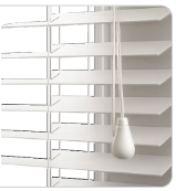 Corded window blinds